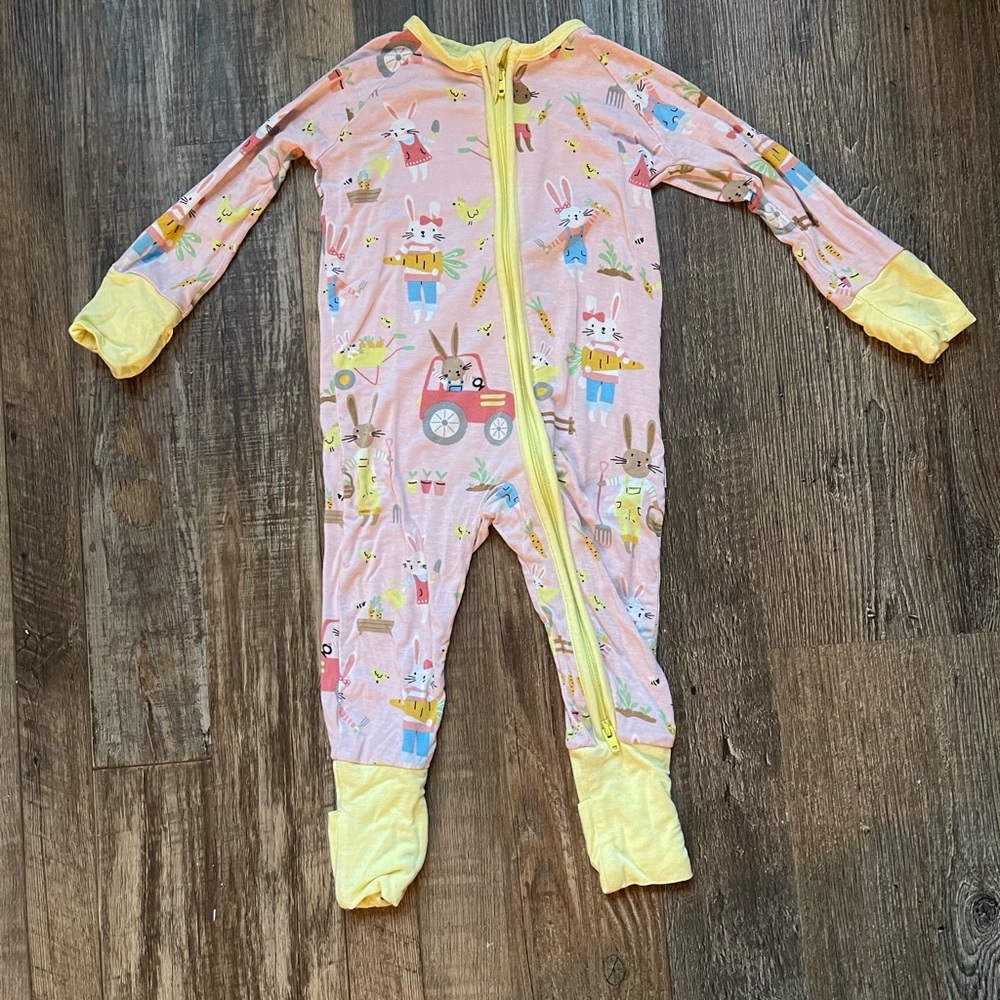 Little Sleepies Yellow Bunny 3-6 month